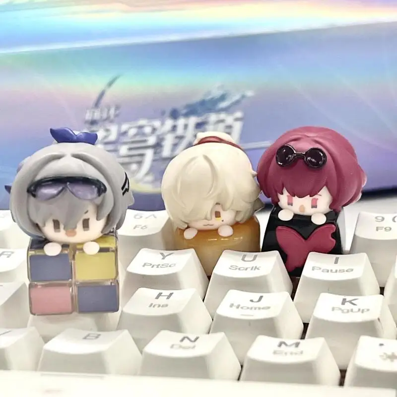 Honkai: Star Rail Fingertip Keycap Serie miHoYo Blind Box Modell Cartoon Collection Heimdekoration Überraschungsgeschenk Auf Lager