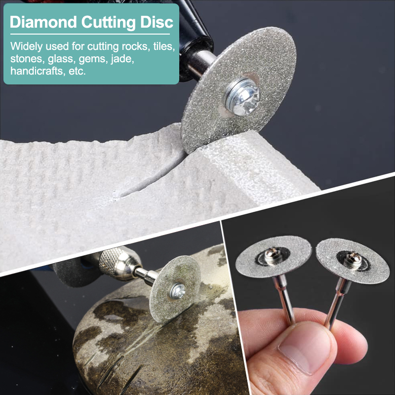 1pc 16-60mm Mini Diamant Trennscheibe Mit Dorn Schleif Diamant Scheiben Für Dremel Diamant Sägeblätter