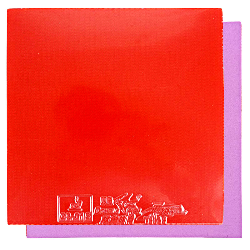 Caoutchouc de Tennis de Table DOUBLE FISH VOLANT-Pheonix pour boucle avec caoutchouc de Ping-Pong à attaque rapide avec éponge pré-ensemble