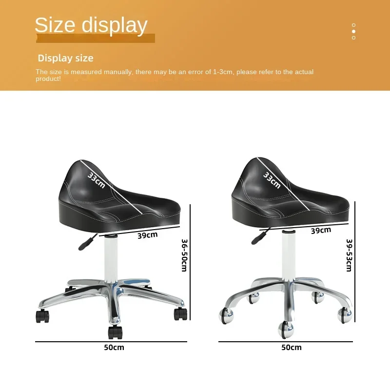 Silla de barbero de belleza, taburete de salón de belleza profesional, cocina, sala de Estar, comedor, sillas de rotación, taburetes de maquillaje, muebles