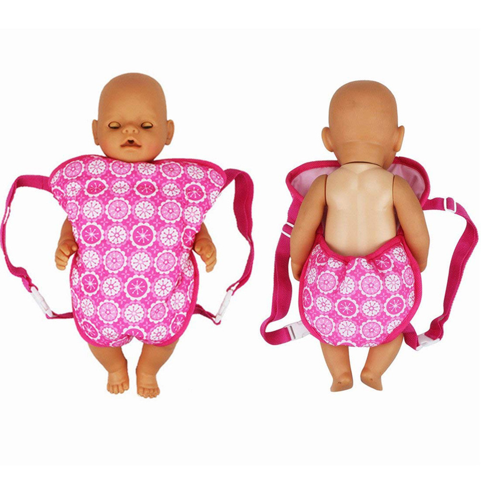 Bonecas saindo saco de transporte saco de dormir acessório de boneca para 43cm bebê recém-nascido boneca se encaixa 15 a 18 Polegada boneca mochila saco