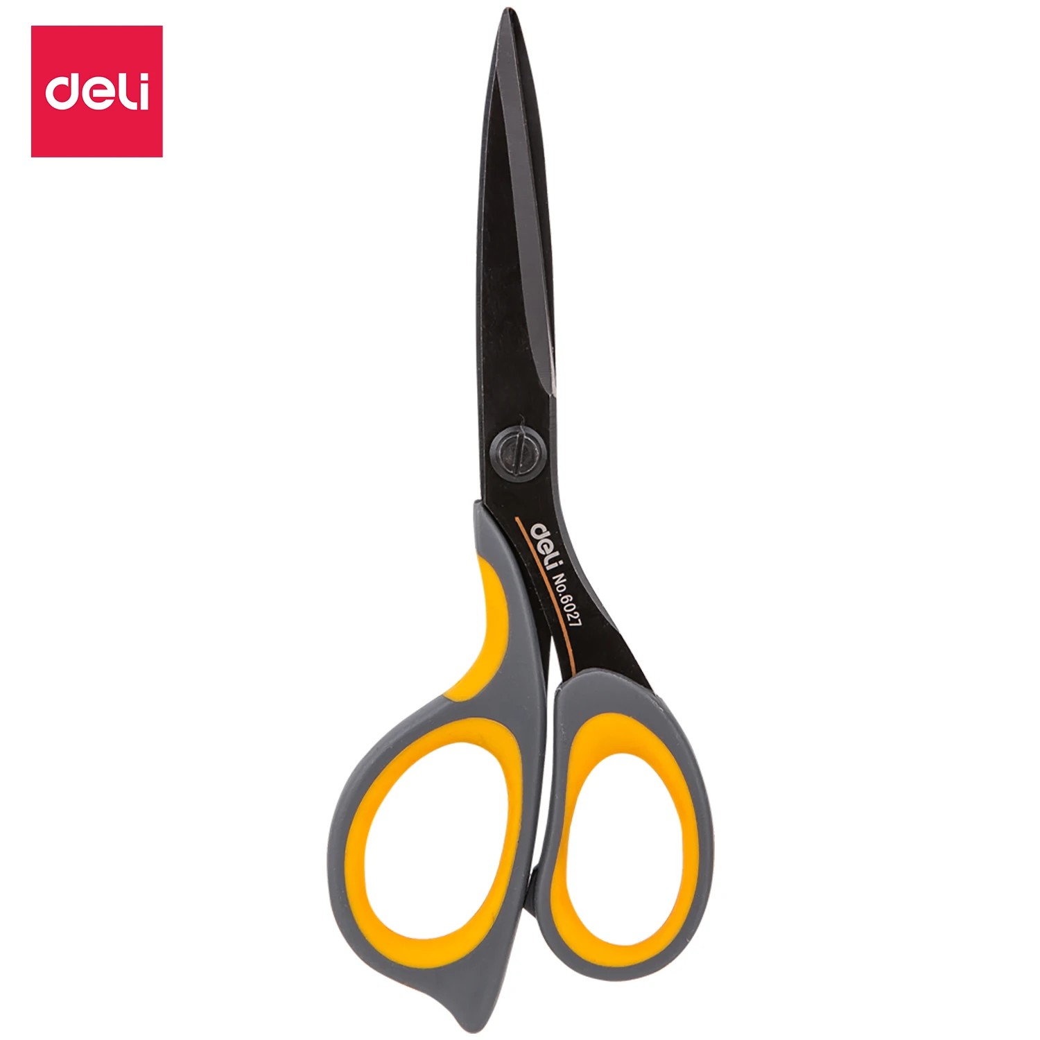 Deli-Ciseaux antiadhésifs en acier inoxydable, 175mm, 160mm, 140mm, en alliage, fournitures scolaires