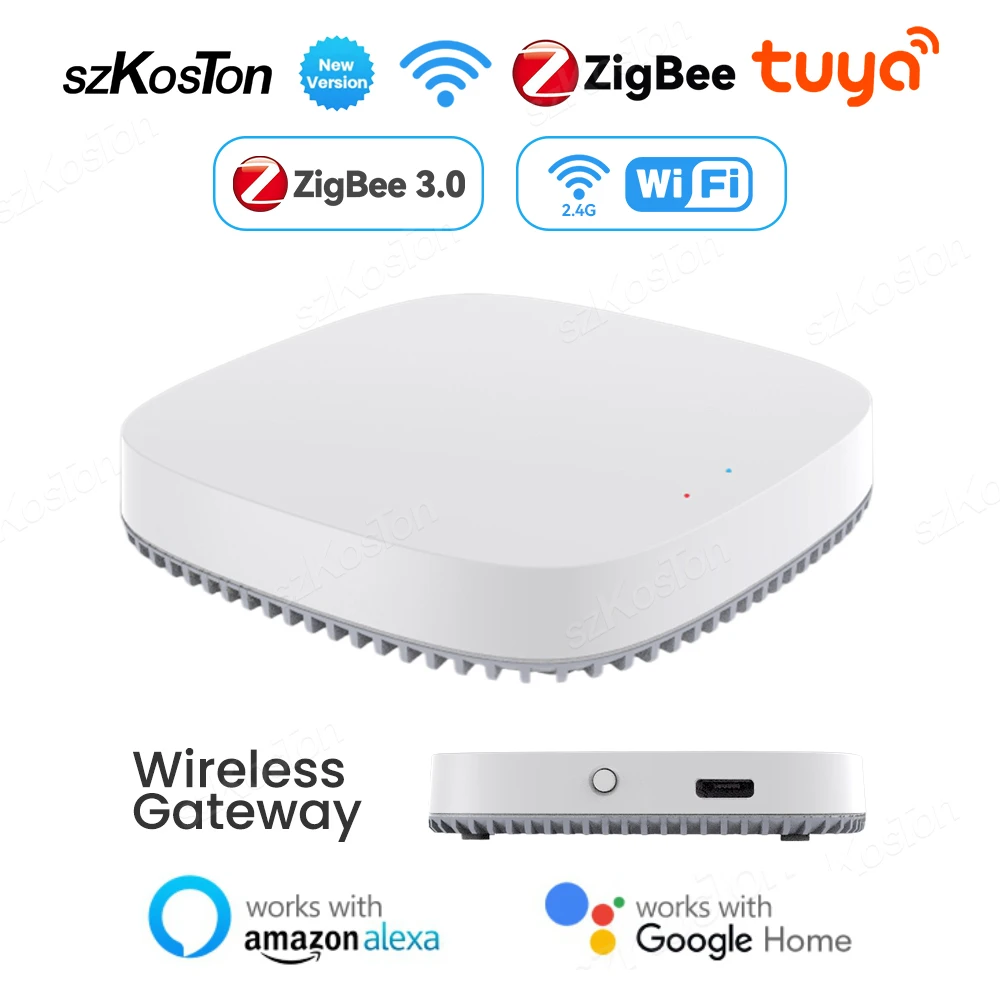 Tuya Smart ZigBee 3,0 Gateway Hub Smart Home Automatisierung gerät App Remote-Sprach steuerung Wireless Bridge funktioniert mit Alexa Google