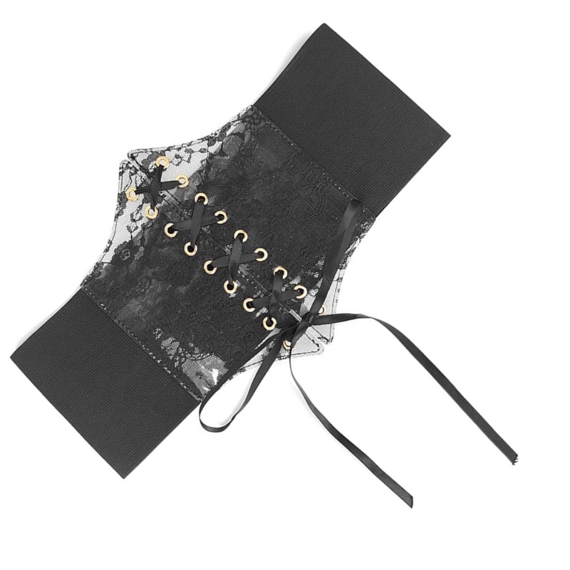 레이스 업 Cinches 벨트 코르셋 Womens 섹시한 Underbust Bustier 허리 벨트 드롭 배송