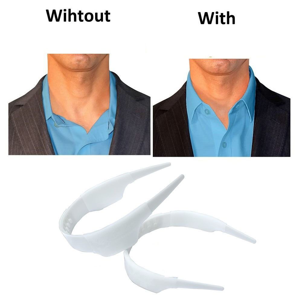 Colar de camisa ajustável suporte shaper novo colar permanece colar permanece pacote kit roupas acessório slic camisa suporte colar ferramenta