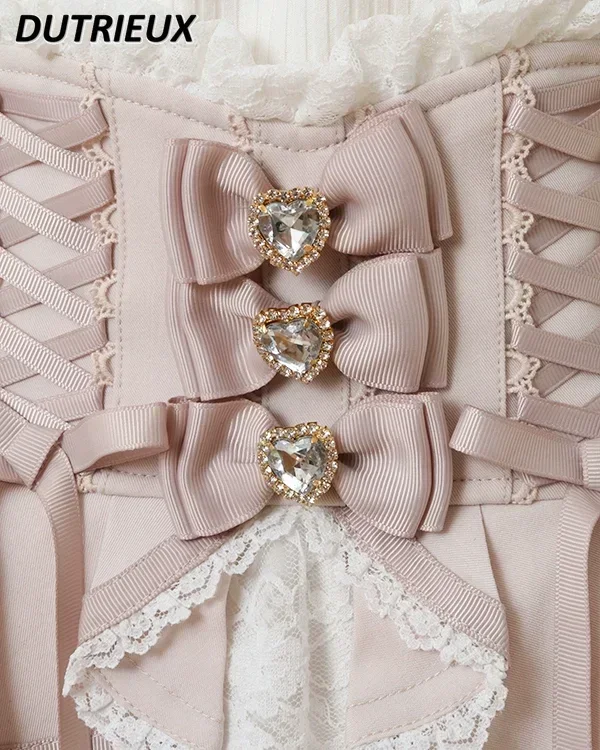 ญี่ปุ่นสูงเอว SLIM-Fit น่ารักหวาน Lolita กระโปรงผู้หญิง Multi-Layer ลูกไม้กระโปรงเค้กฤดูร้อนใหม่จีบกระโปรง
