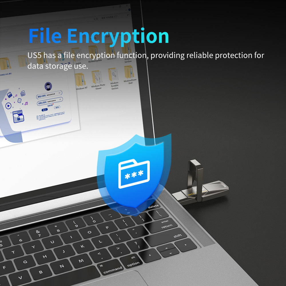 Netac USB 3.2 Solid State Pen Drive 128GB 256GB 512GB 1TB 520MB/s Type C USB Flash Drive Free Shipping Item US5 for Laptop Phone