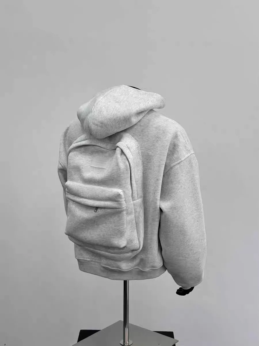 American Sle Casual Hoodie Cardigan Men's Autumn Versatile Zipper Jaet Tee-dimensional Design Comfortable Loose Fit