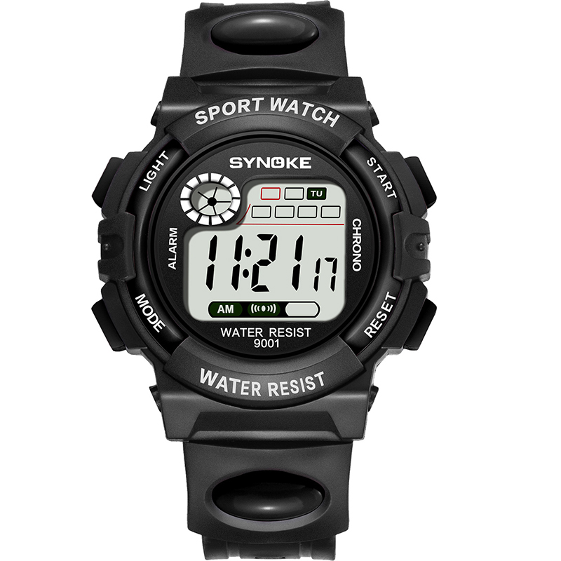 Reloj electrónico para niños, relojes deportivos para estudiantes, colorido reloj Digital LED deportivo de 3ATM, reloj de pulsera con alarma impermeable para niños y niñas