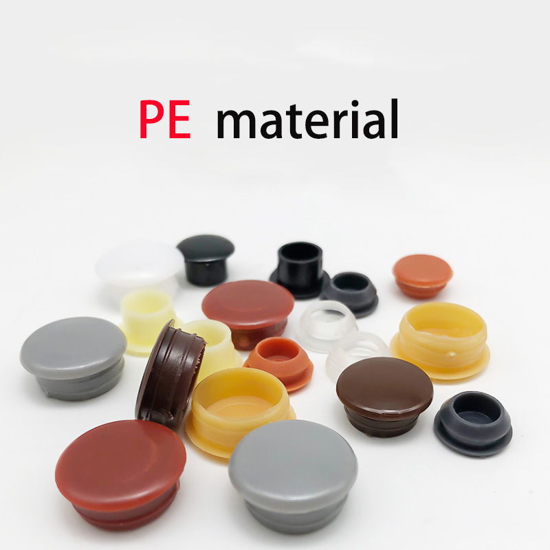 100/50/20/10 шт., круглые пластиковые крышки для мебельных панелей