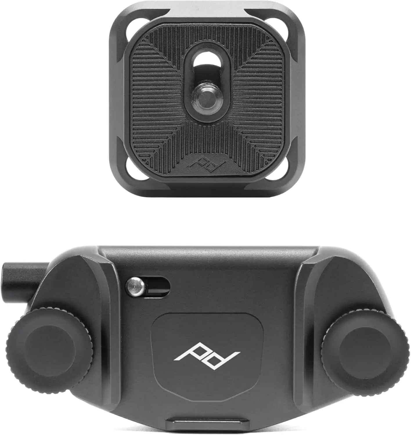 Clip de correa para mochila de cámara, Kit de liberación rápida para correas de mochila V2, adaptador de montaje para trípode de cámara con placa QR, Clip de captura para cámara