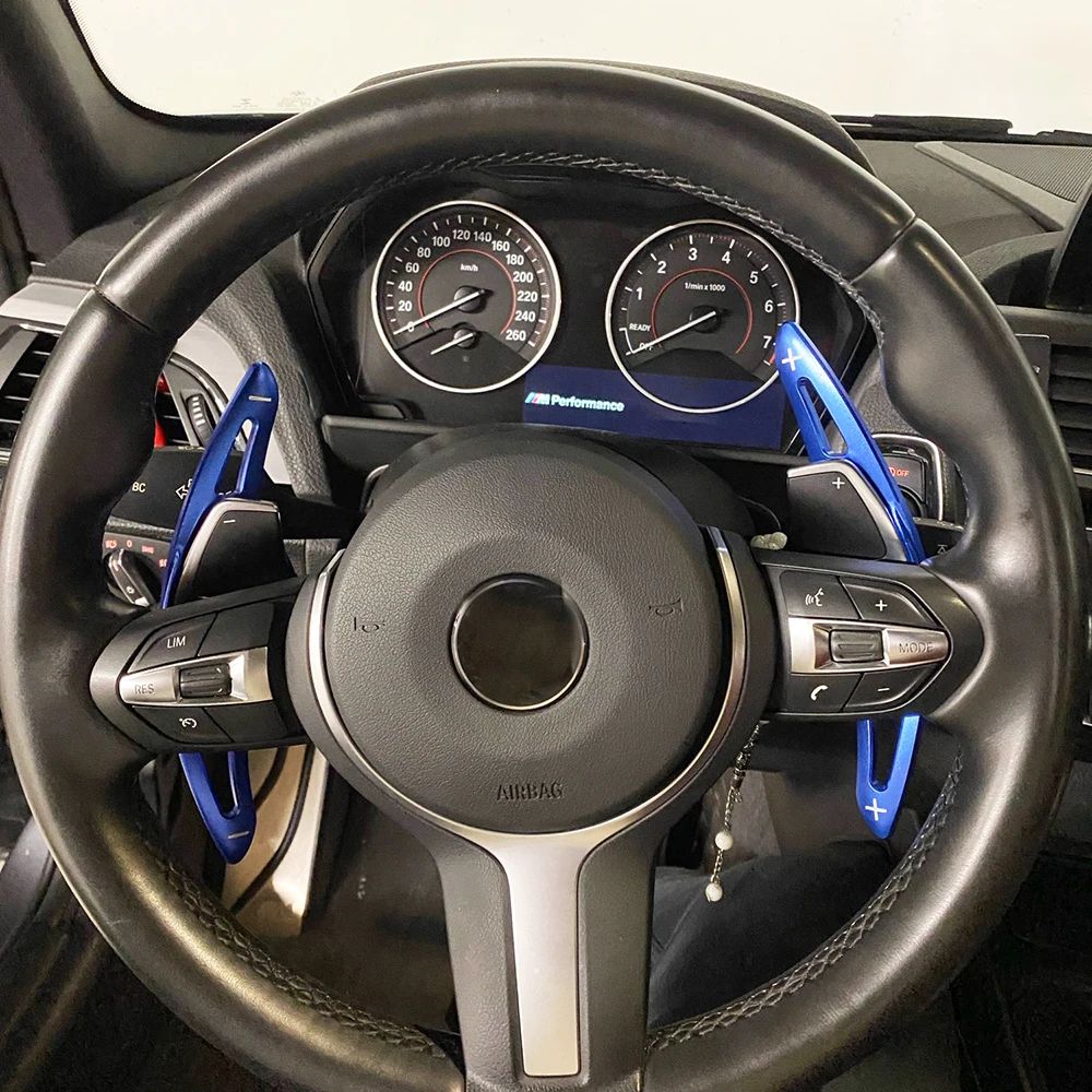 Paar Auto Stuurwiel Shift Paddle Shifter Verlengstuk Aluminium Voor Bmw F30 F31 F32 F10 F20 F22 F15 F16 Gt Z 4X1X3X4X5X6