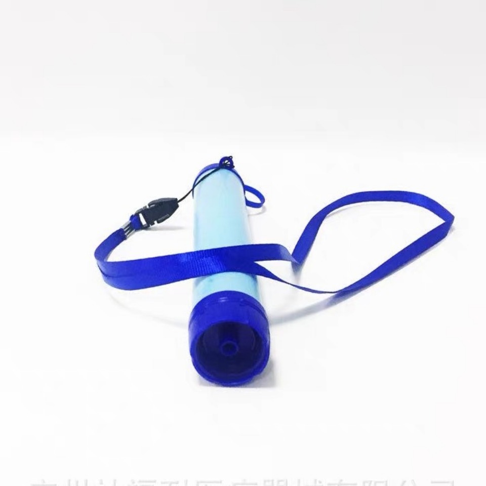 Notfall-Wasserfilter für Outdoor-Camping, Notfallfiltration im Freien, direktes Trinken, individueller Wasserreiniger, Steriliza