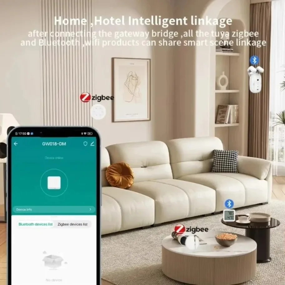 Bluetooth Gateway Hub Tuya Multi Modus ZigBee Wireless Smart Home Geräte Fernbedienung Brücke Unterstützung Alexa Google Hause