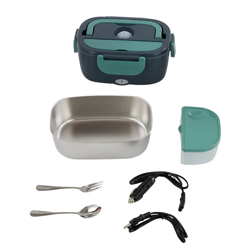 1,5 l 60 W elektrischer Lunchbox-Lebensmittelwärmer, tragbare Lebensmittelheizung für Auto oder Zuhause – auslaufsicher, Mittagessenheizung, Mikrowelle für LKWs