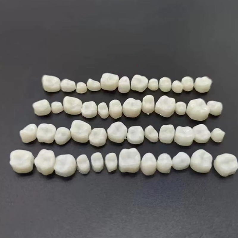 50/100pcs ทันตกรรมชั่วคราวมงกุฎเรซิ่นฟันวีเนียร์วัสดุ Porcelain ฟันสําหรับด้านหน้าและด้านหลังฟันฟื้นฟูเครื่องมือ