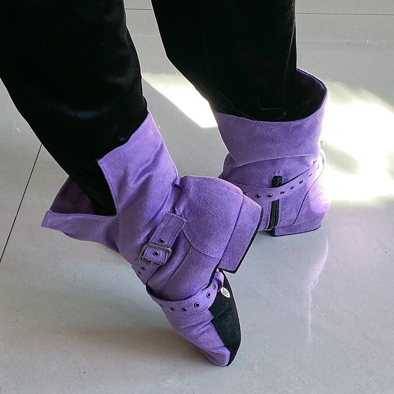 Wedopus, botas cortas de baile de línea para mujer con tacón personalizado, botines con cordones, zapatos de baile latino de Salsa Borgoña, botas de baile campestre