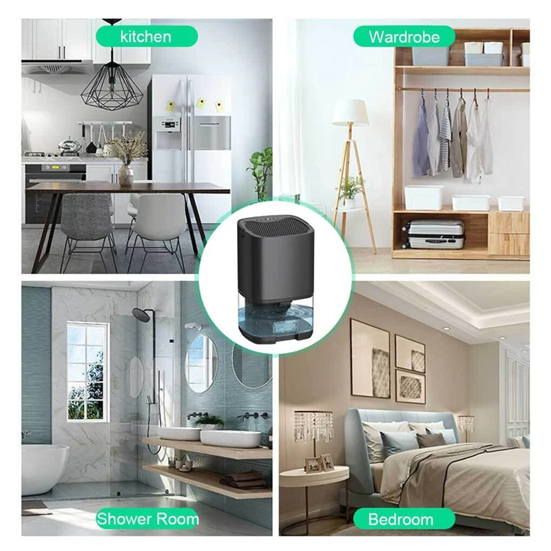 1000ML Tragbare Luftentfeuchter Für Home Stumm Feuchtigkeit Absorber Maschine Luft Trockner Für Schlafzimmer Büro Küche Deodorant Trockner