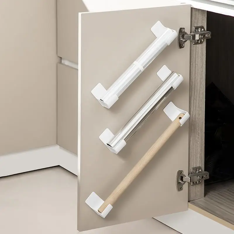 8PCS/2PCS/3PCS/4PCS Storage Tray Refrigerator Side Storage Rack Plastic Wrap Garbage Bag Cabinet Storage Rack