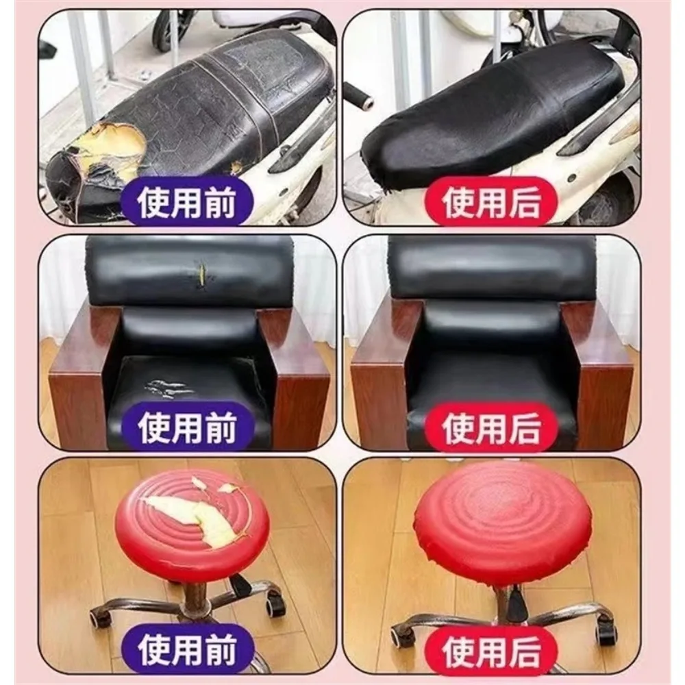 Couro autoadesivo para reparo de sofá, remendo para móveis, mesa, cadeira, bolsa de assento, sapato, cama, reparo, pele de couro artificial pu