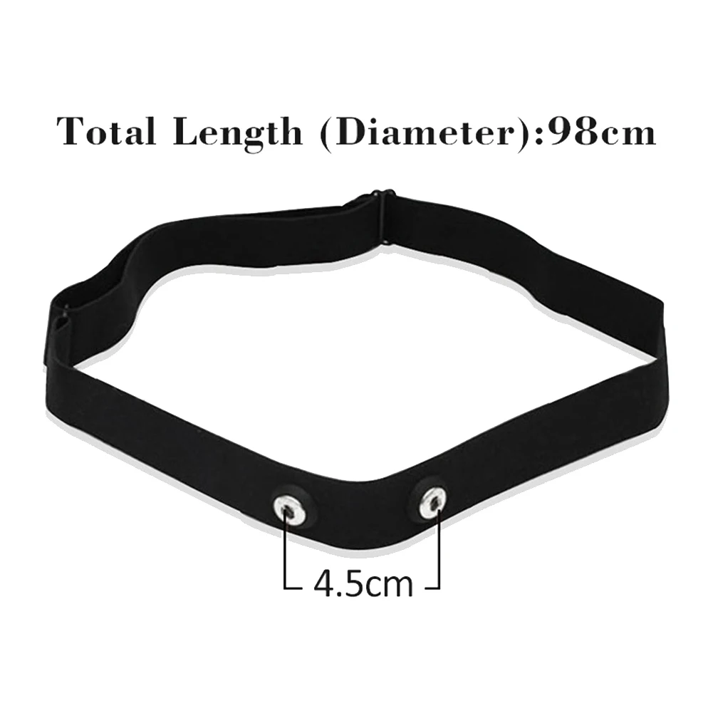 Heart Rate Belt Chest Strap for Coospo Polar Wahoo Garmin Mount Heart Rate Sensor Monitor Elastic Soft Strap Band Orange