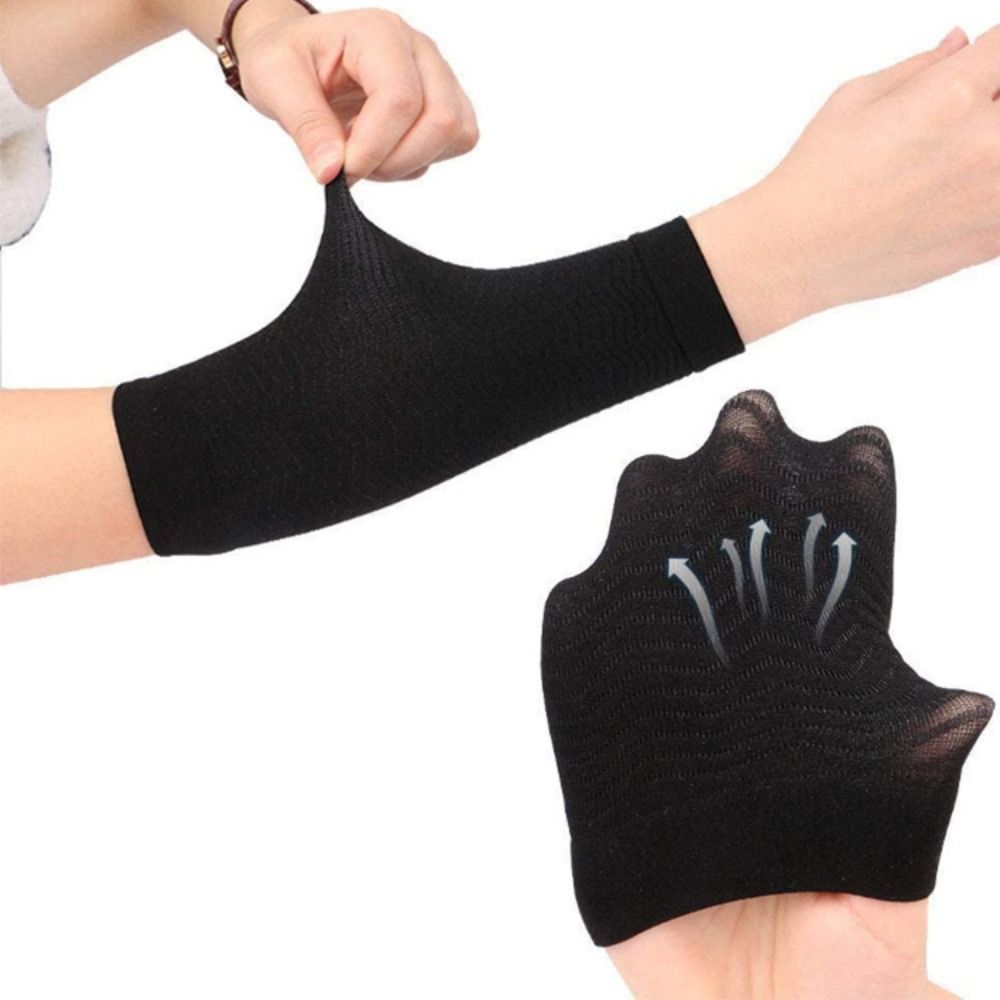 1 par de soporte de codo de compresión que absorbe el sudor vendaje de brazo de Yoga manga de brazo protección UV soporte de codo ligero gimnasio deporte