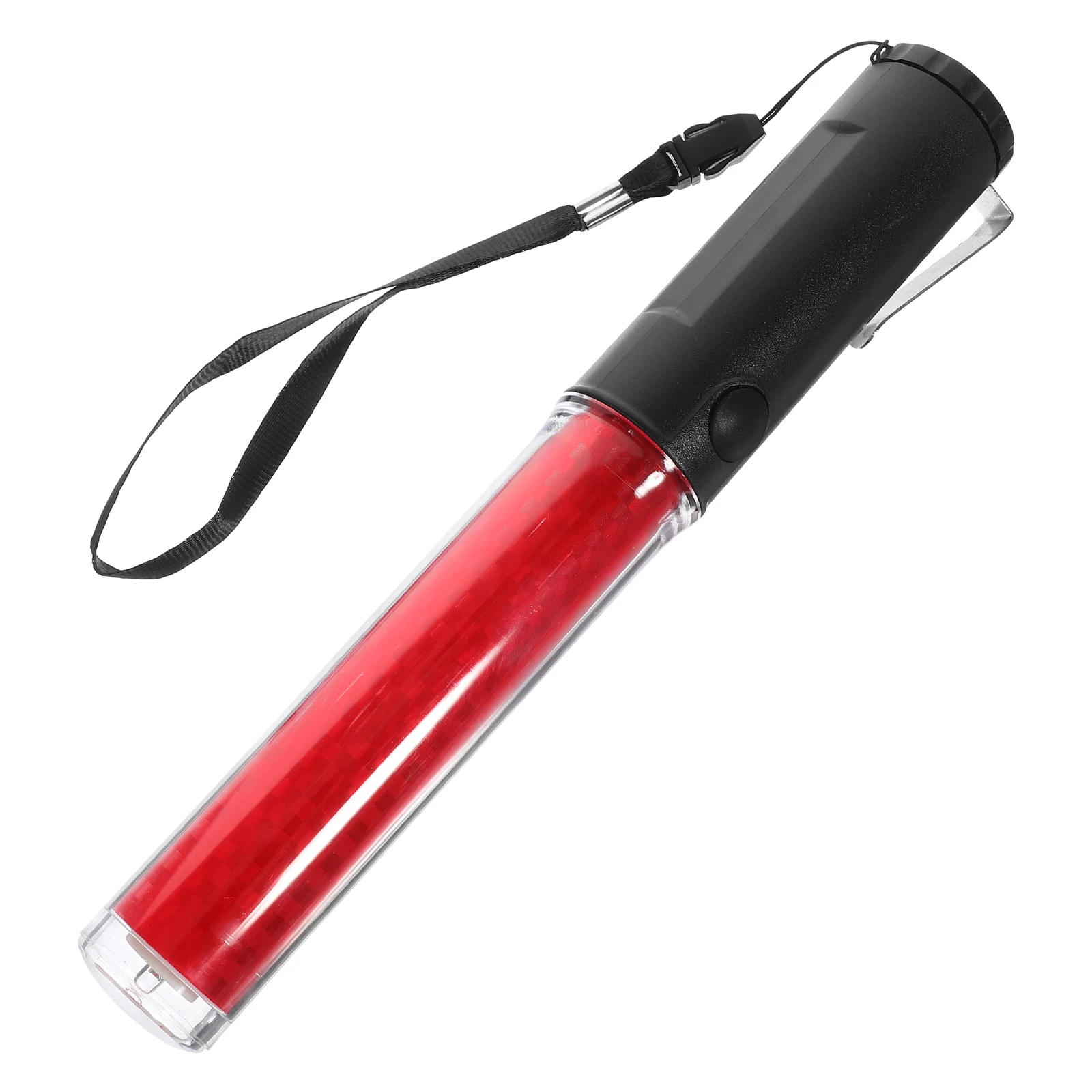 LED Warning Light 26cm Red Traffic Glow Stick for Concert Party Reusable Luminous Evacuation Signal Lamp