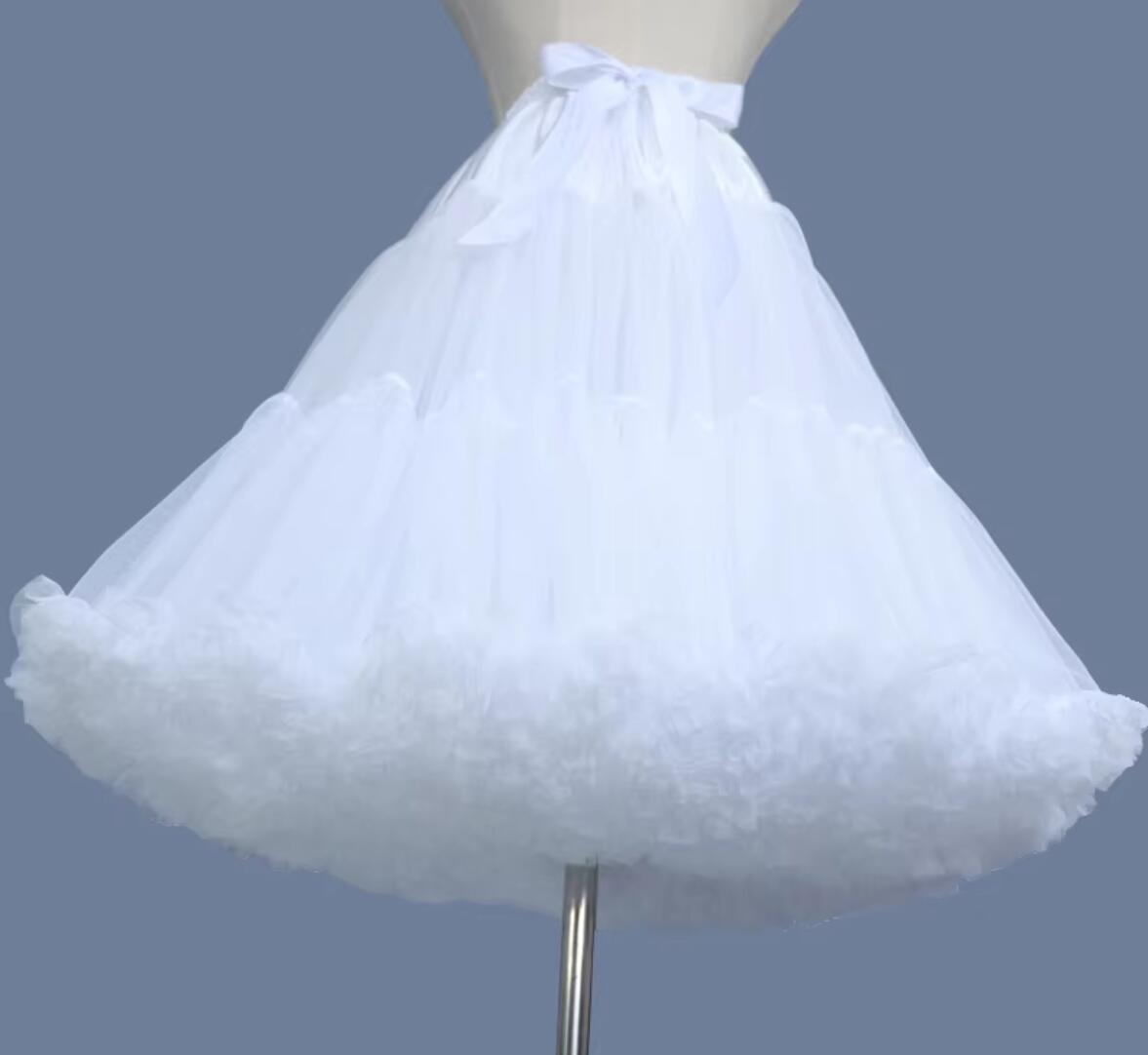 Neuankömmling Petticoats Hochzeit Braut Krinoline Dame Mädchen Unterrock für Party weiß schwarz Ballett Tanzrock Tutu Braut rock