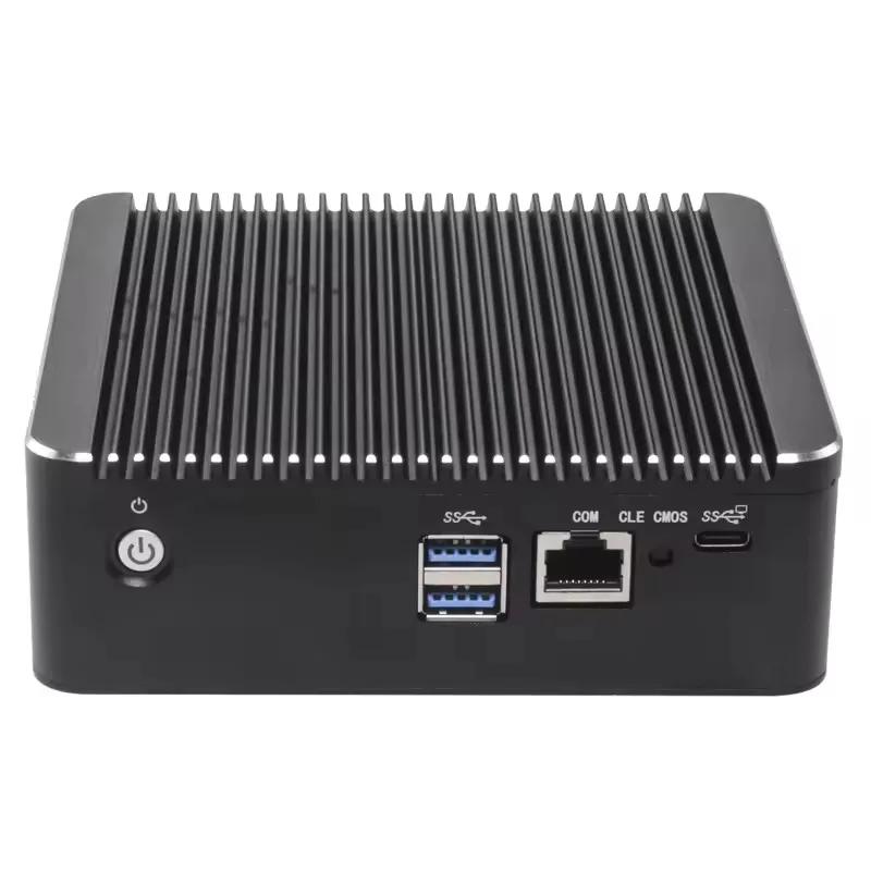 มินิพีซีไฟร์วอลล์แบบไม่มีพัดลมรุ่นใหม่ Intel N150 N95 i5-8250U N6005 4417U 4x2.5G LANs เซิร์ฟเวอร์สำหรับใช้งานที่บ้าน DDR4 NVMe Type-C pfSense OPNsense