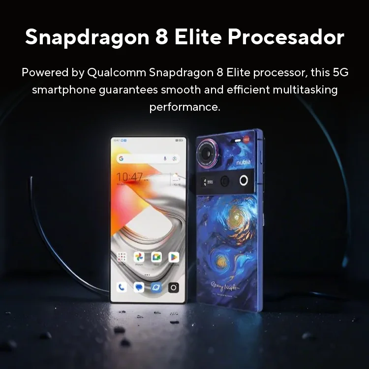 Nubia Z70 Ultra Smartphone 5G Snapdragon 8 Elite 6,85 144 Hz OLED-Bildschirm 6150 mAh Akku 64 MP Kamera Android 15 NFC IP68 & 69 Gl