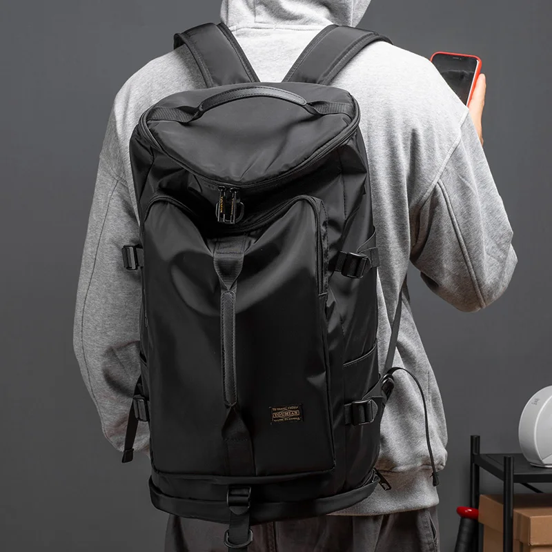 남자 대형 여행 숄더 백 방수 스포츠 더플 배낭 야외 수하물 팩 여행 버킷 배낭 기능 Mochila XA380C