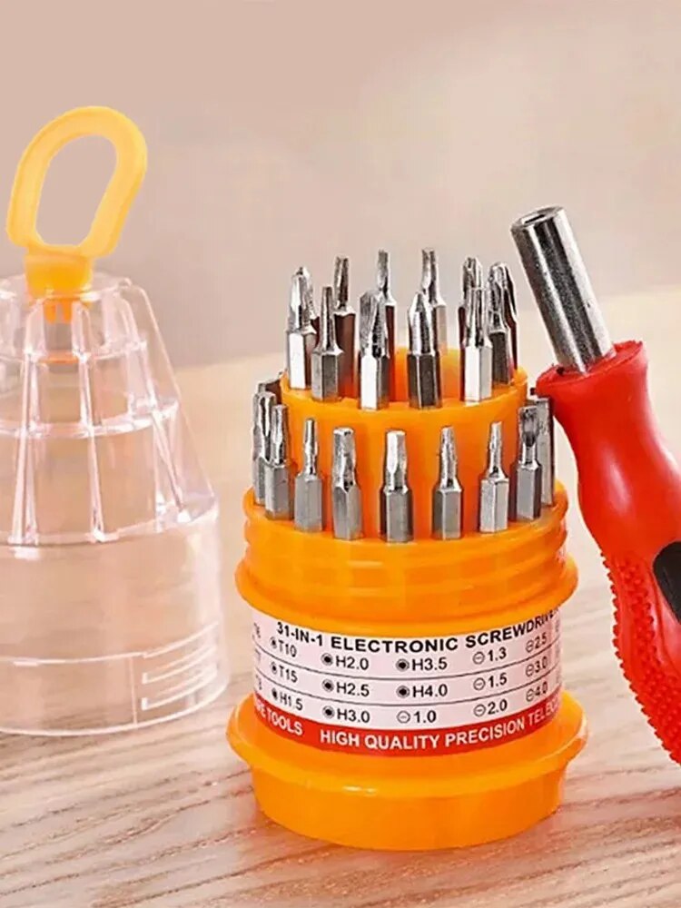 31pc Pagode Typ Universal-Schrauben dreher Multi tool Set manuelle Kombination Wartungs treiber Schraube Batch Handy Reparatur