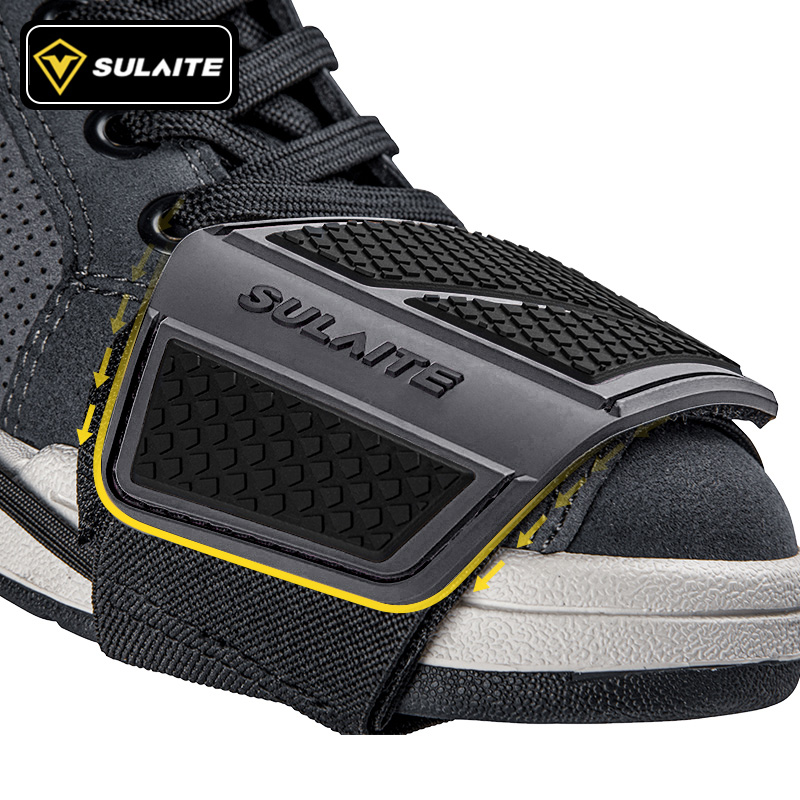 SULAITE Copriscarpe per cambio moto, resistente e leggero, regolabile per accessori per moto da equitazione