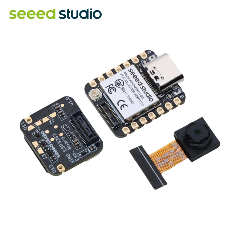 Seeed Studio XIAO ESP32 S3 Sense-seeeduino xiao esp32s3 sense with OV2640 Camera Sensor, 2.4GHz Wi-Fi,BLE 5.0,Microphone, 8MB