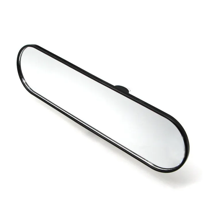 Espelho retrovisor interior do carro espelho retrovisor grande angular 360 °   Gire acessórios automotivos universais com ventosa ajustável