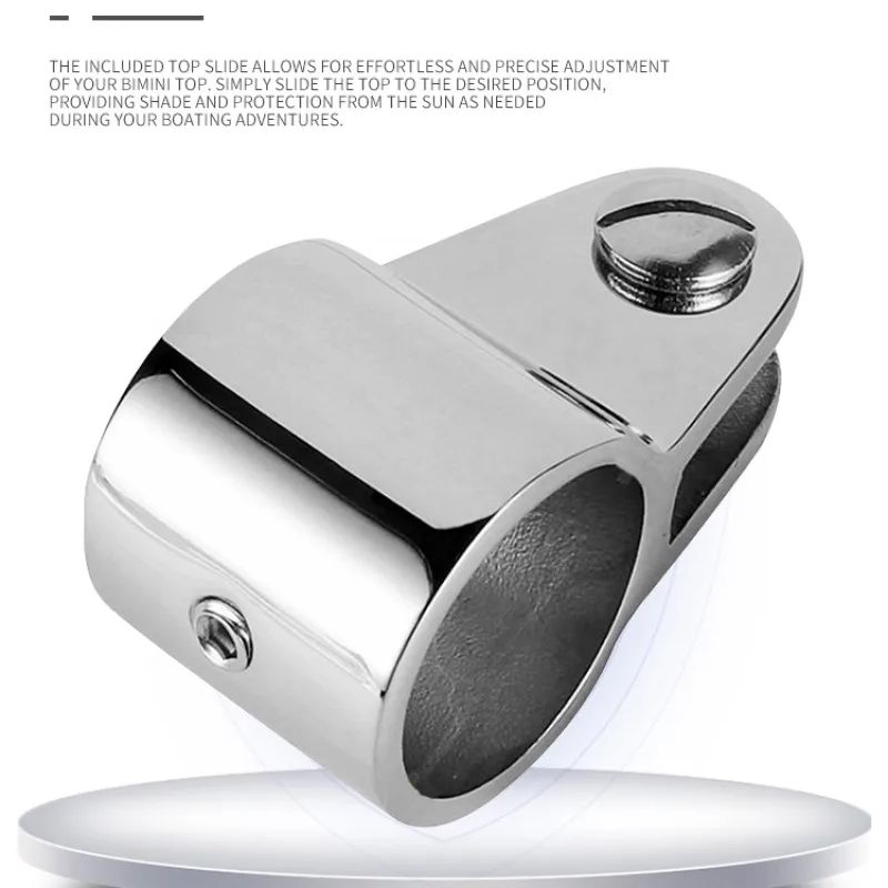マリンハードウェア 25.5 ミリメートル 30.5 ミリメートルステンレス鋼 316 ボートビミニトップフィッティングスライドキャップスライドジョースリーブパイプアイエンドキャップ