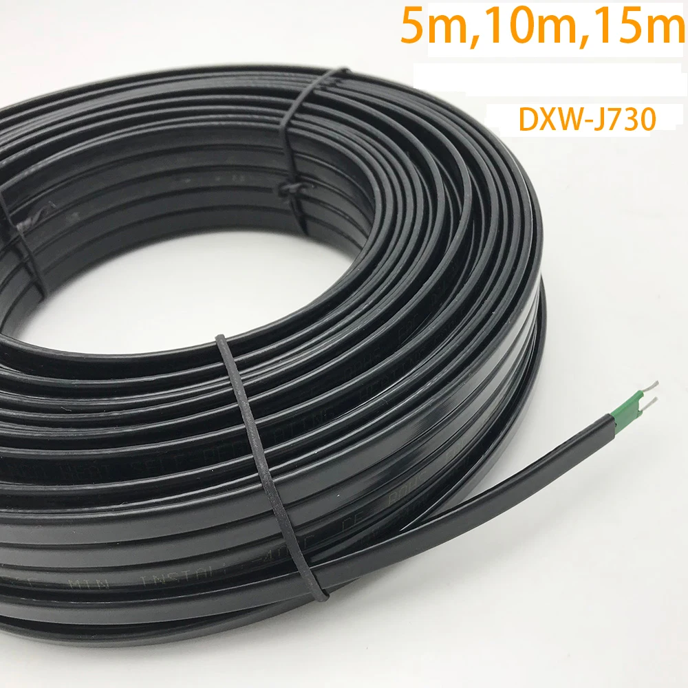 Minco ความร้อน 12V 24V 110V 220V ท่อ Anti-freeze Frost ป้องกันความร้อนสําหรับหลังคา Self Regulating ไฟฟ้าลวด