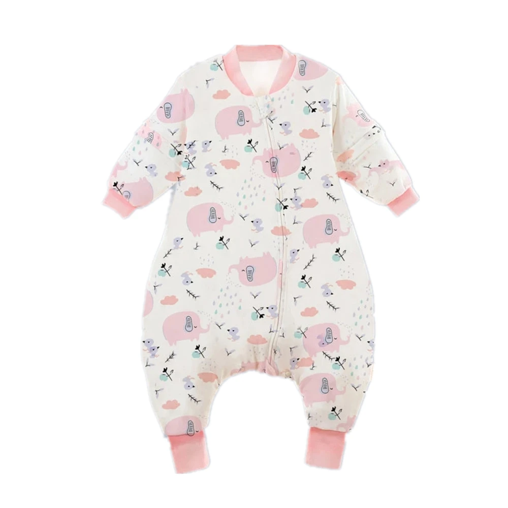 Saco de dormir para bebé, saco de dormir cálido de invierno para niñas, con pies, manta de crecimiento para niños de 1 a 4 años, ropa de dormir, saco de dormir para niños