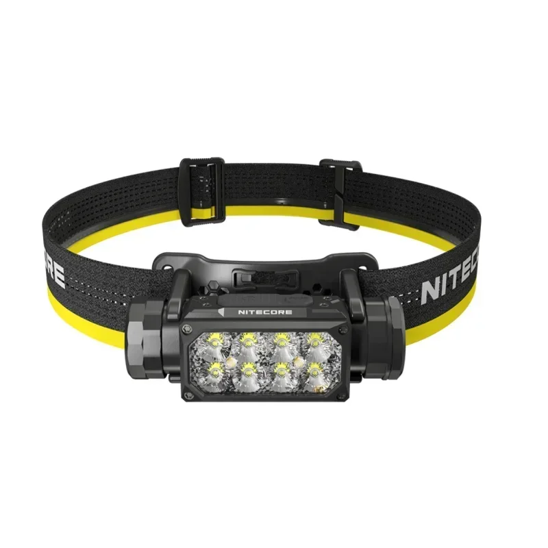 Linterna frontal NITECORE HC65 UHE de 2000 lúmenes USB-C recargable con blanco, rojo y luces de lectura que incluyen batería