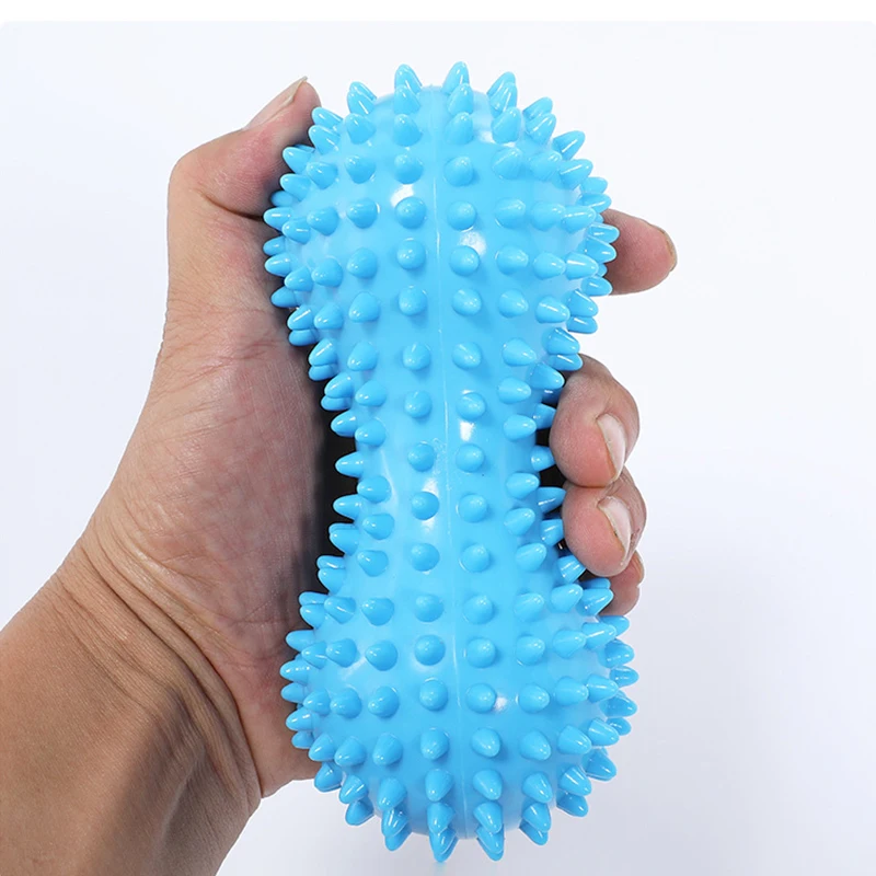 Bola de massagem espetada dura bola de massagem espetada conjunto de rolo profissional terapia física bolas de massagem para gatilho de liberação miofascial