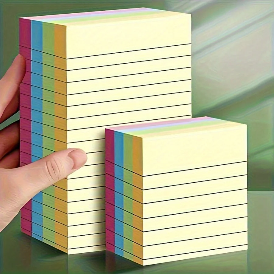 100/200 Sheets of Vibrant Horizontal Note Paper Set-Pink Notebooks for Students and Office Organizations