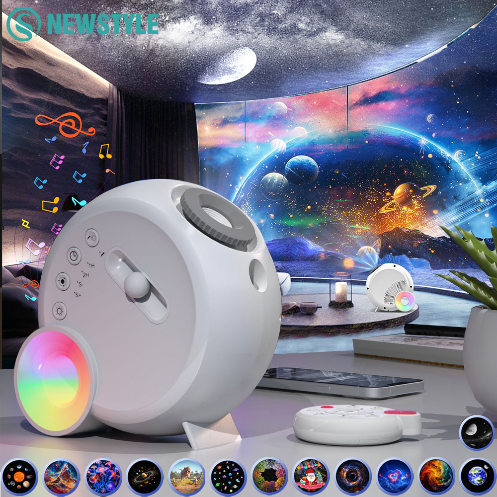 Projektor gwiazdowy Galaxy Lampka nocna do sypialni 13 filmów Strona główna Planetarium Gwiaździsta noc Projektor sufitowy dla dzieci Wystrój domu
