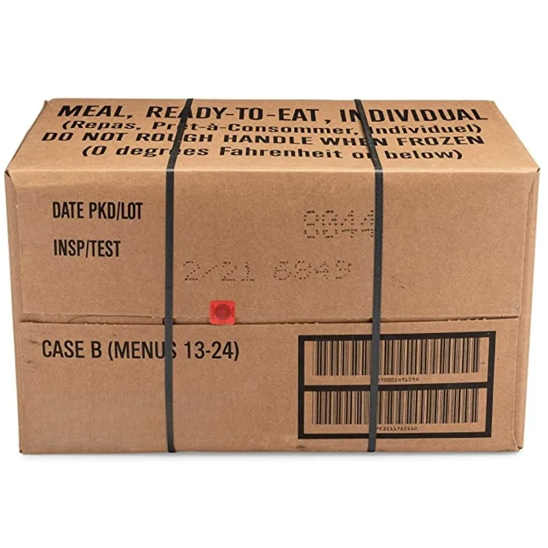 Great deal.24ct US Surplus MRE Meals Ready to Eat 2021 Inspect A+B Case Bundle Menus 1-24 Camp Kitchen›Freeze-Dried Food