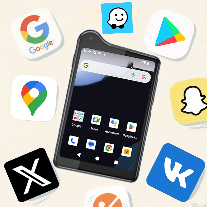 Nuevo Qin K25 Android 14 Google Paly MTG81 pantalla táctil 3,54 pulgadas RAM4GB ROM 128GB Wifi Bluetooth Mini teléfono