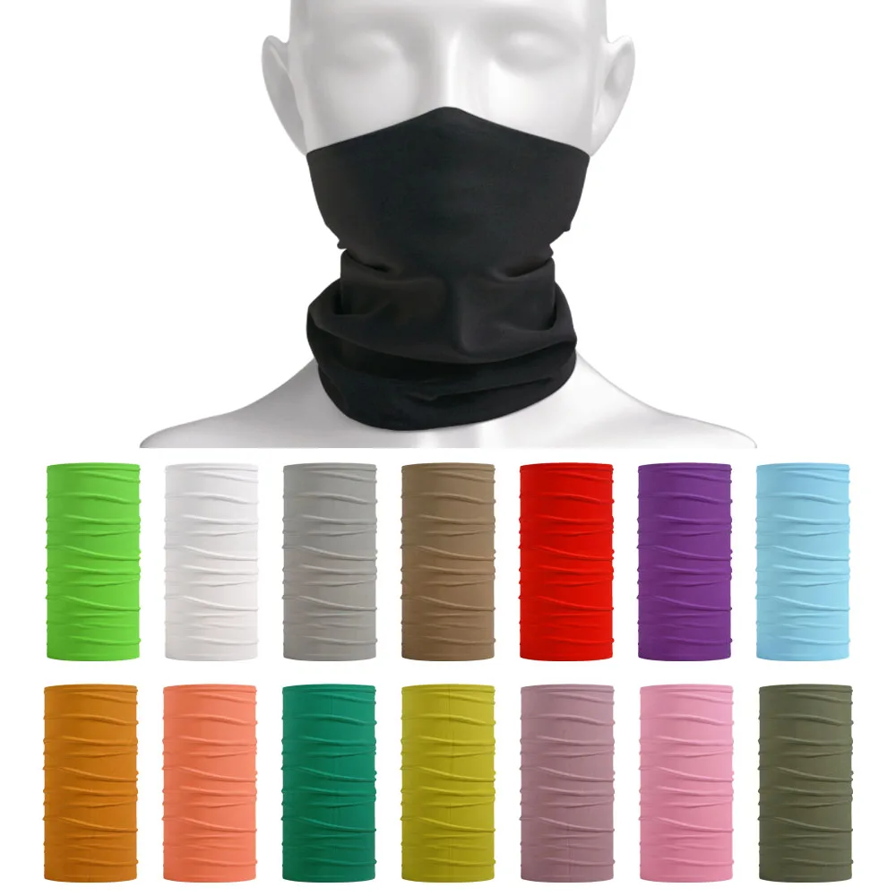 Bandana con protección UV para mujer, pañuelo de tubo sin costuras, cubierta para la cara de ciclista, diadema multiusos, polaina para el cuello para correr, verano