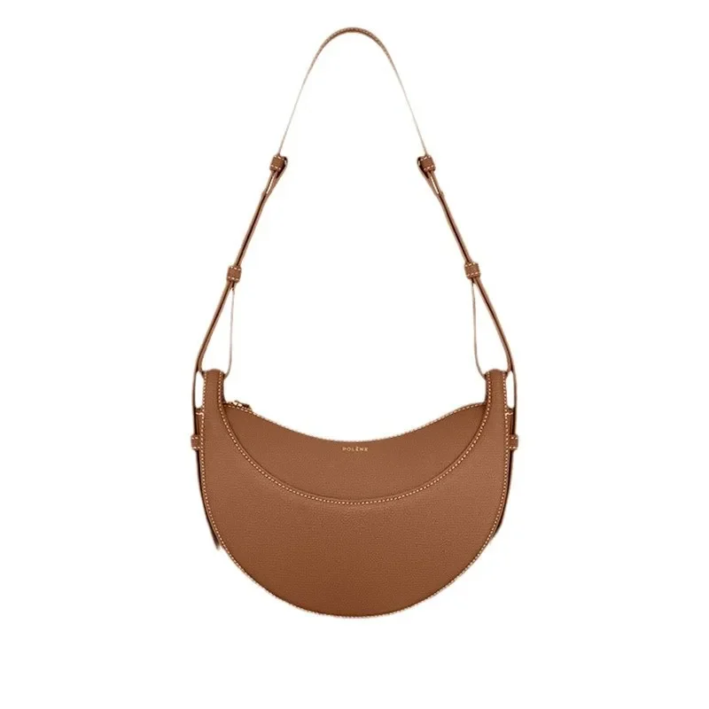 Modna moda niszowa torba z półksiężycem, torba pod pachami dla kobiet nowy wysokiej klasy torebka podsiodłowa, torba crossbody na jedno ramię,