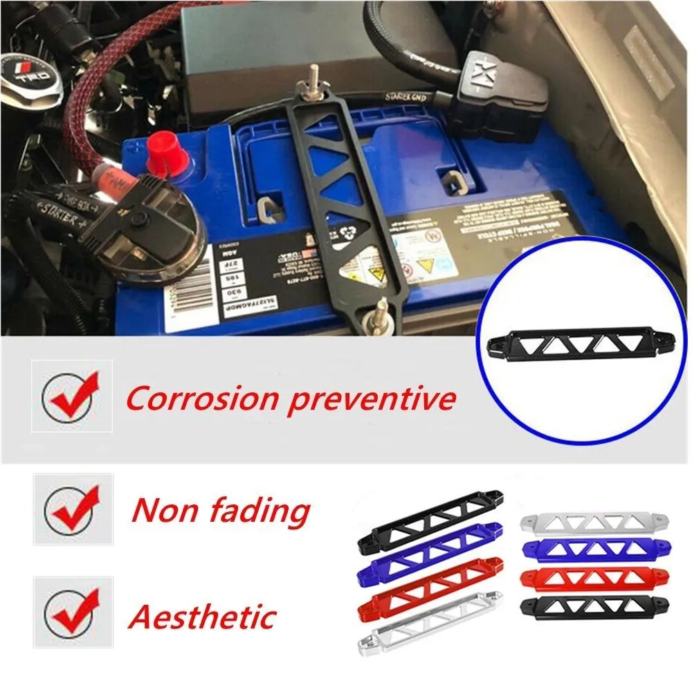 ユニバーサルアルミ製バッテリーホルダー,カーマウントブラケット,ホンダシビック,eg互換,レーシング,BT-1006