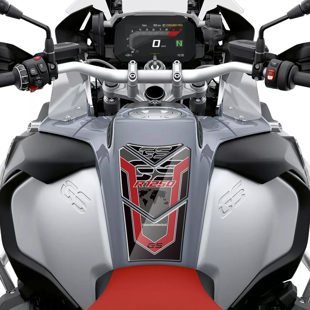 Protector de almohadilla de depósito de Gel 3D para motocicleta, pegatinas de protección de pintura para BMW R1250GS R 1250 GS Adventure 2019 2020 2021 2022 2023 2024