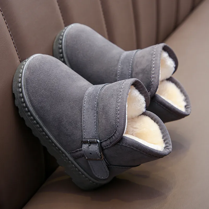 Mode Kinderen Casual Schoenen Meisjes Jongens Katoenen Snowboots Warme Kinderen Laarzen Jongen Winter Katoenen Schoenen Sneakers Bydкики