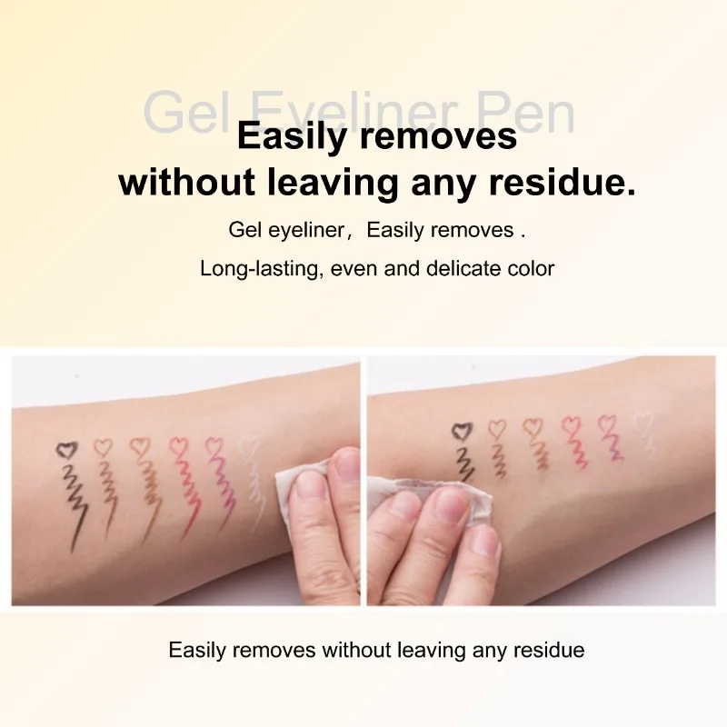 Oogmake-Up Eyeliner Langdurige Waterdichte Niet-Vervagende Schoonheid Make-Up Tool Sneldrogende Niet-Smudge Eyeliner